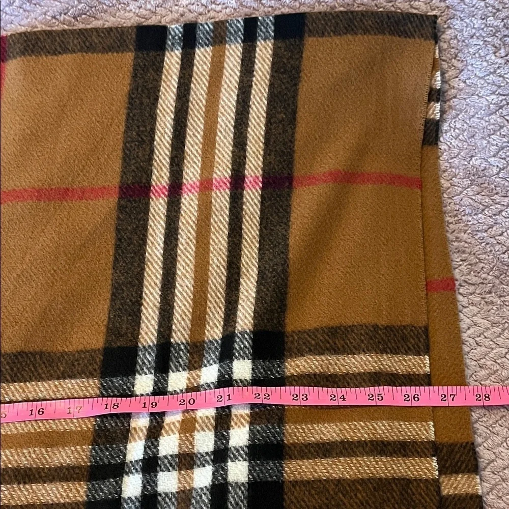 Plaid  Fringe Scarf NWOT